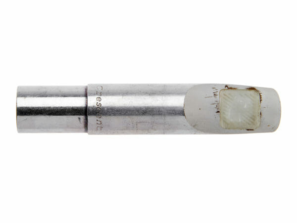 Guardala Lazer Trimmed Silver Plated Crescent Metal Tenor Mouthpiece
