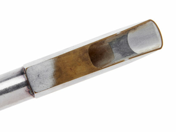 Guardala Lazer Trimmed Silver Plated Crescent Metal Tenor Mouthpiece - Image 4
