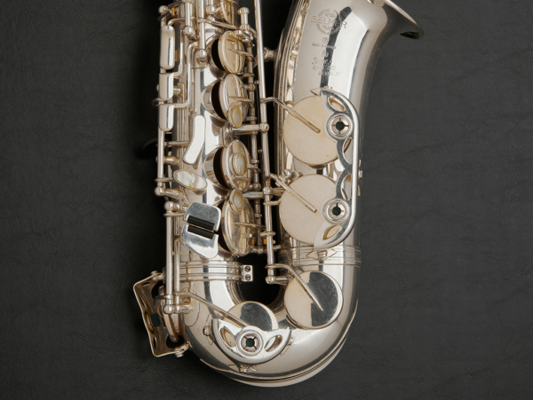 Selmer Super Action 80 Series II Silver-Plated Alto Saxophone #453187 - Image 2