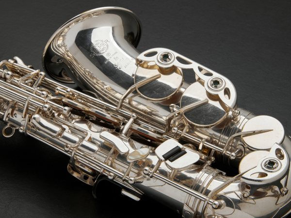 Selmer Super Action 80 Series II Silver-Plated Alto Saxophone #453187 - Image 4