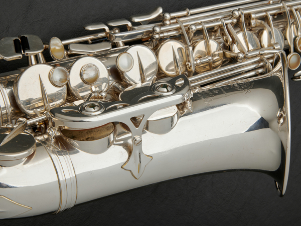 Selmer Super Action 80 Series II Silver-Plated Alto Saxophone #453187 - Image 11