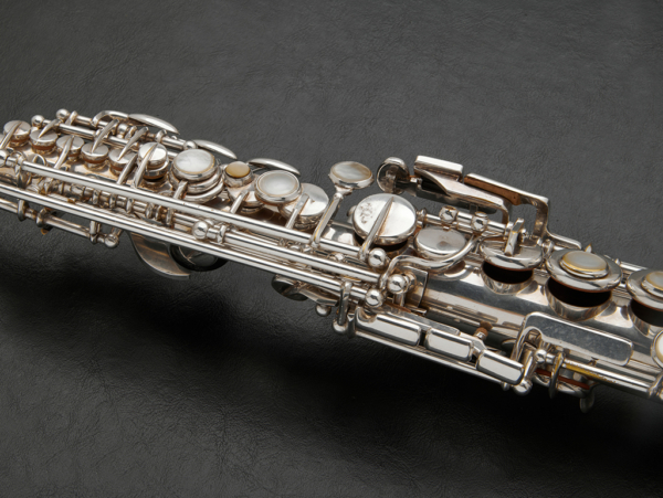 Selmer Mark VI Silver-Plated Soprano Saxophone #97646 - Image 9