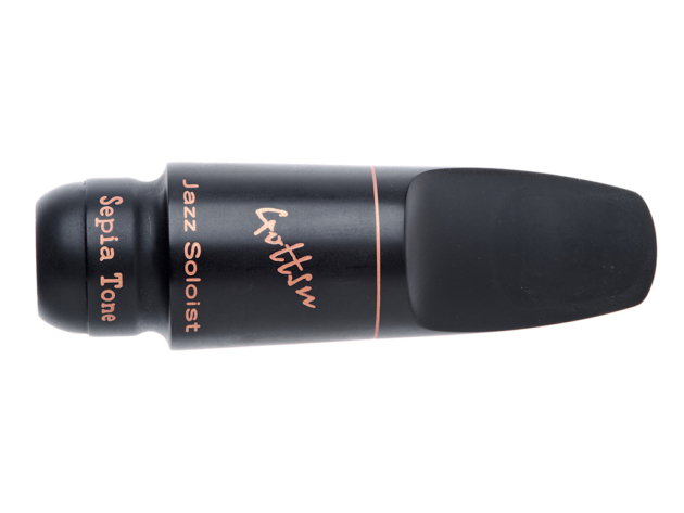 Gottsu Jazz Soloist Sepia Tone E Hard Rubber Tenor Mouthpiece