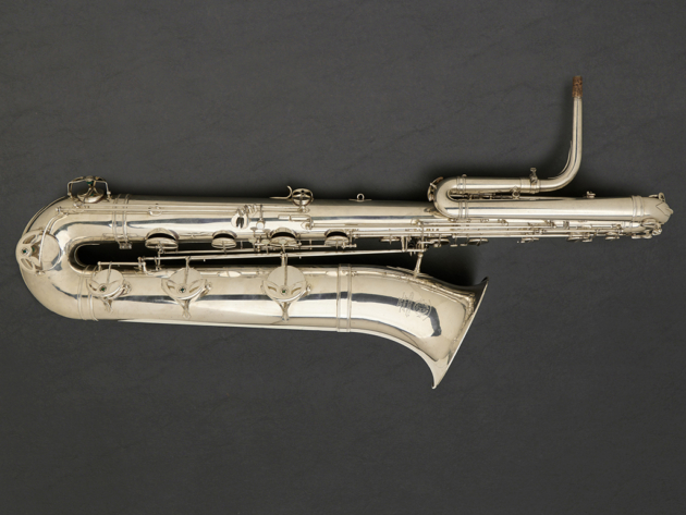 Selmer Super Balanced Action (SBA) Silver-Plated Bass Saxophone #59180