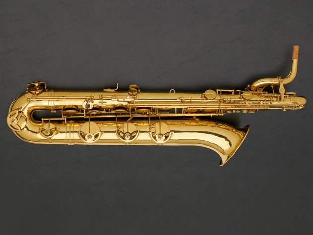 Vito Re-lacquered Baritone Saxophone #1074456 (Yanagisawa Stencil)