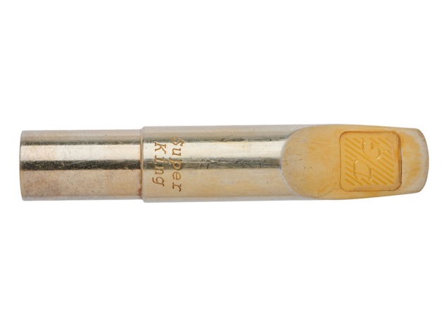 Guardala Lazer Trimmed Super King .120" Gold Plated Metal Tenor Mouthpiece